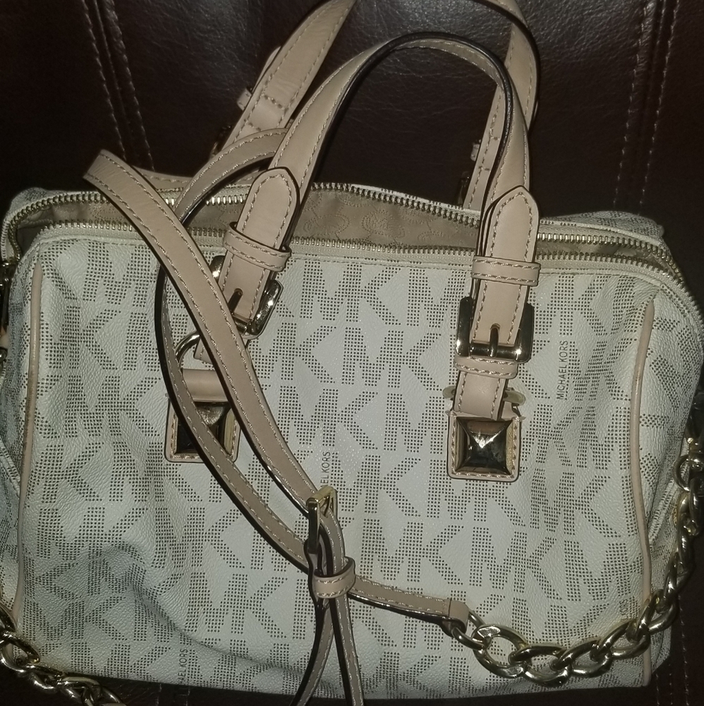 MK Michael Kors Vanilla shoulder crossbody Handbag